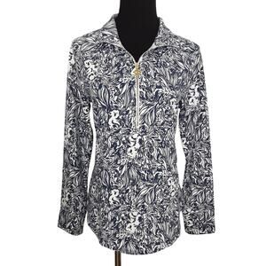 Lilly Pulitzer Skipper Popover UPF 50+ High Tide Navy Gday Mate Koala S NWT
